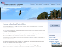 Tablet Screenshot of freedom-wealth-advisors.com